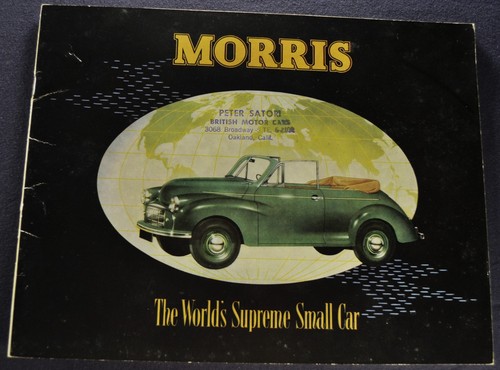 1951 morris minor catalog - 1951,