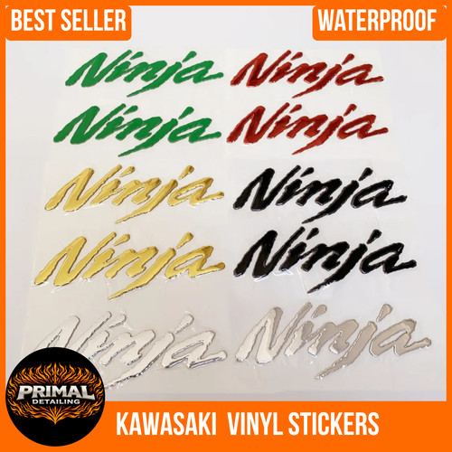 Kawasaki ninja emblem badge - ninja, 3d