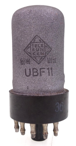 Ubf11 telefunken double diode - telefunken,