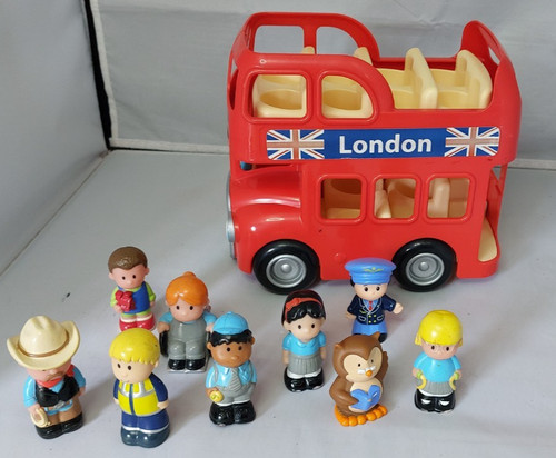 Elc happyland red bus - bus, and