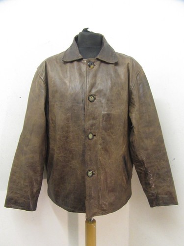 Vintage redskins leather car - leather,