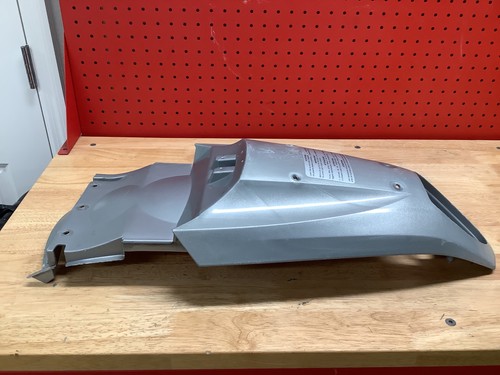 Silver rear fender - fender, removed