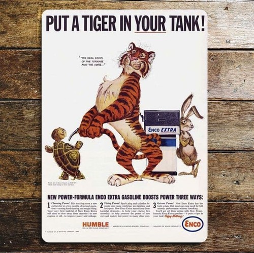Esso tiger and tortoise - esso,