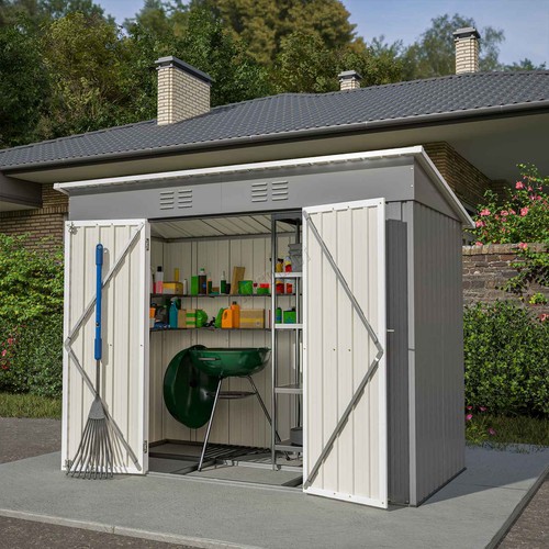 Garden shed pent roof 4x8ft - garden,