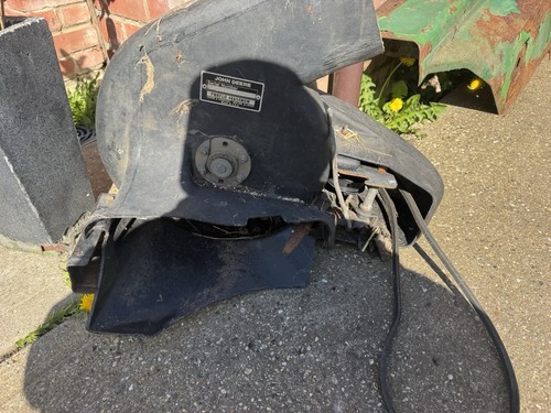 John deere ride mower - on,