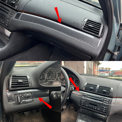 4pcs carbon fiber dashboard - 4pcs,