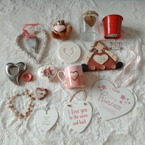 Heart decor plaque - decor, mug