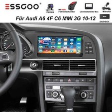 8.8" DAB+ DVR Android Car Stereo CarPlay GPS Sat Nav For AUDI A6 C6 MMI 3G 10-12