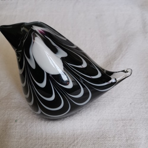 Murano art glass bird - glass,
