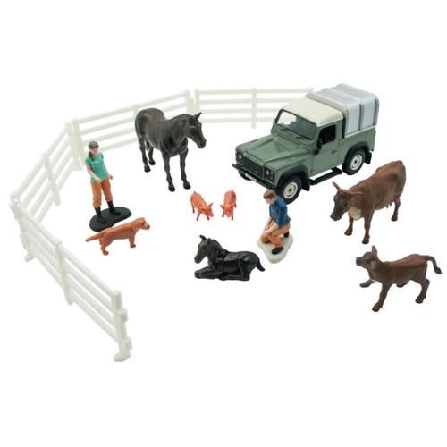 Land rover vet set scale - set, 1:32