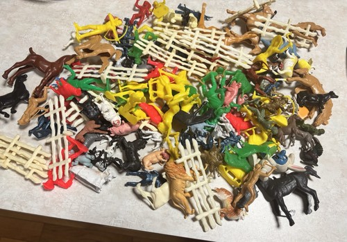 Large lot pvc animals - pvc,