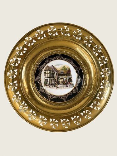 Vintage reticulated brass - reticulated, &