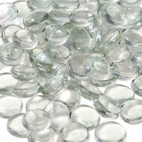 Decorative round glass pebbles - glass,
