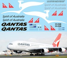 1/144 Decals for QANTAS AIRBUS