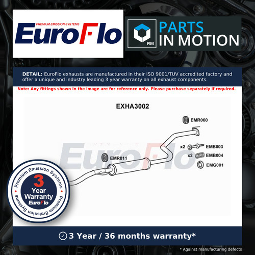 Exhaust centre box - exhaust,