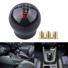 For Ford Fiesta ST Focus ST Carbon Fibre Gear Knob 6 Speed Gear Shift Knob UK~~