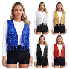 UK Women Sequins Fringed