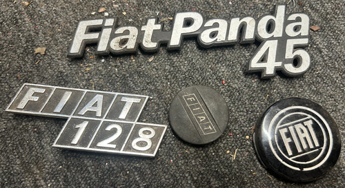 Fiat badges emblems - badges,