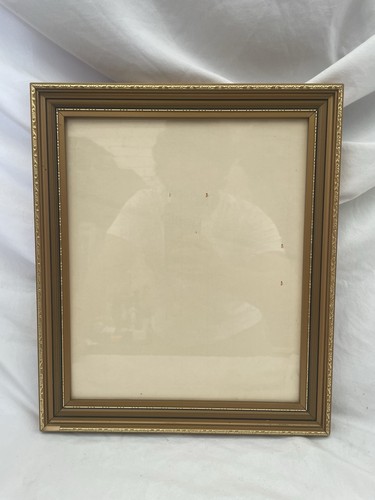 Vintage gilded wooden picture - vintage,