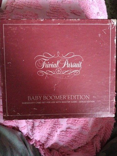 Trivial pursuit baby boomer - pursuit,