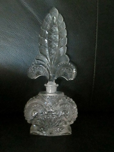 Unique vintage tall crystal - vintage,