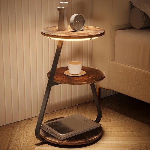 Side table small round coffee - side,