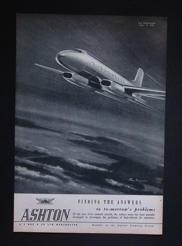 Original 1950 advert avro - original,