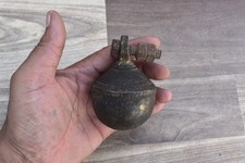 Vintage Large Cow Horse brass crotal rumble sleigh petal collectible jingle bell