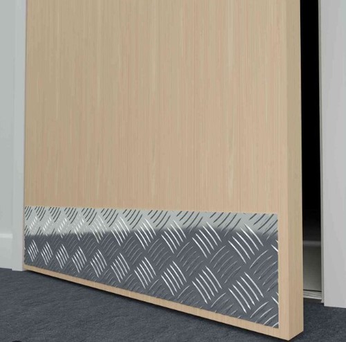 Aluminium chequer tread - aluminium,