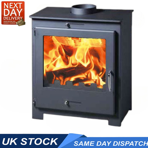 11kw wood burning stove - burning,