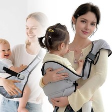Baby Carrier Sling Newborn to Toddler Carrier,Side Toddler Carrier w/Extra Wide