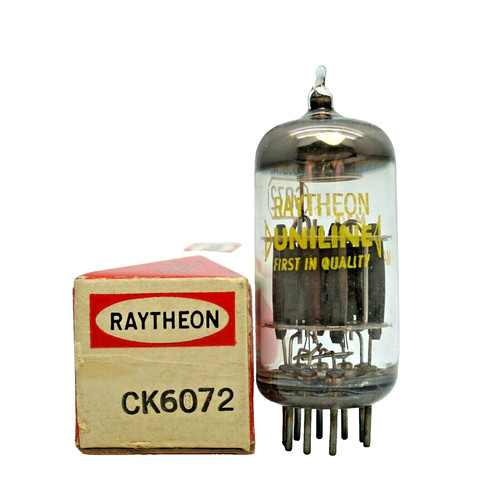 Raytheon usa 12ay7 - 6072, grey