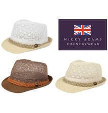 Ladies Sun Hat Trilby Panama