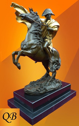 Napoleon bronze statues - bronze,