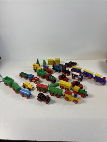 Wooden train track vintage - track,