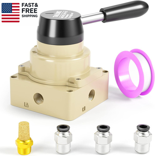 Rotary lever hand - rotary, valve