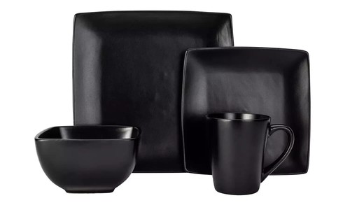 16pc square dinner set - 16pc,