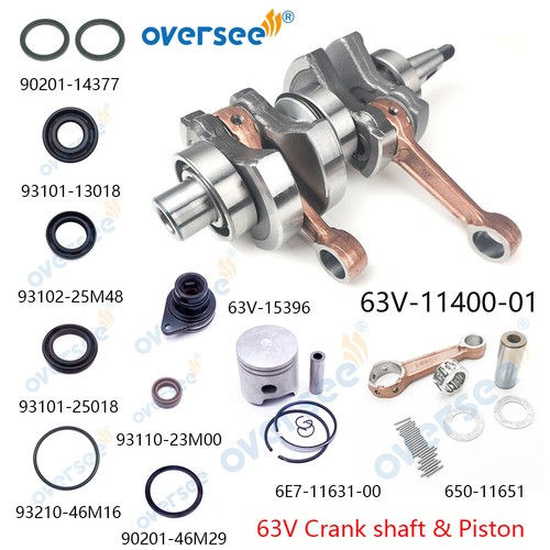63v 11400 crank shaft assy - shaft,
