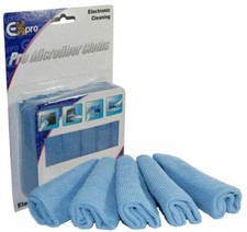Ex-Pro® Professional Electronic Microfibre Cleaning Cloths x 5 Nikon Camera DSLR