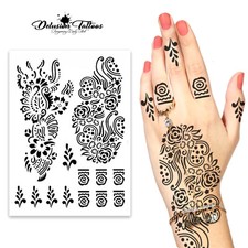 Black Henna Temporary Tattoo