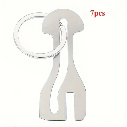 7pcs stainless steel - 1/4/7pcs,