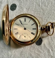 Antique Waltham Pocket Watch – Gold-Filled Supreme Case – Engraved