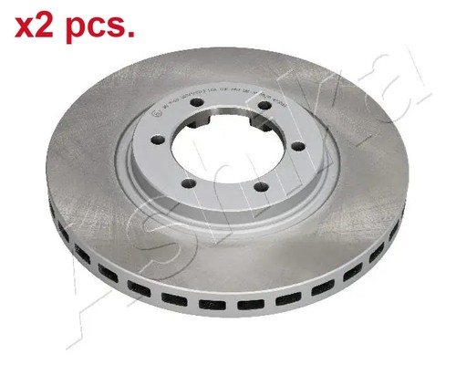 Pcs front brake disc - x2, rotos