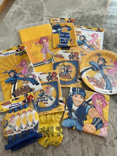 Lazy town party - lazy, supplies