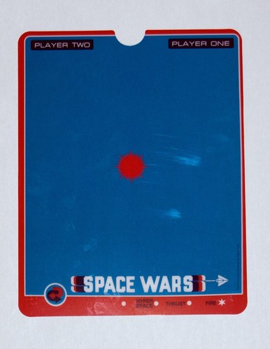 Vectrex space wars overlay - vectrex,