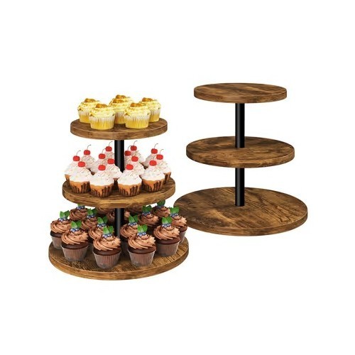 Ibuyke tier cupcake stand - 3-tier,