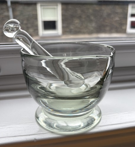 Vintage blown glass mortar - vintage, |