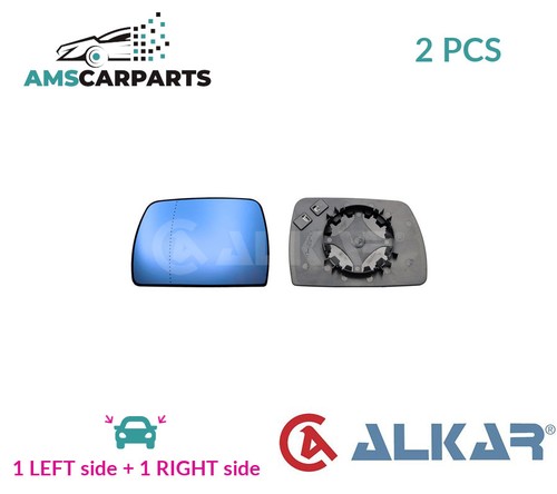 Rear view mirror glass pair - rear,