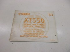 Yamaha XT 550 Manual Workshop