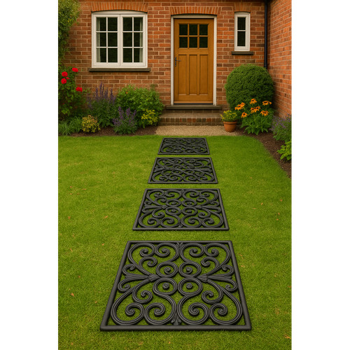 Rubber step stones set - stones,